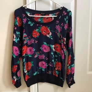 Ella Moss Silk Floral top